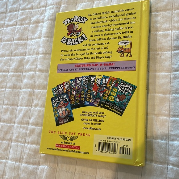 Captain underpants bundle scholastic AR books level 2 4 stories Pilkey hardback - Picture 4 of 11